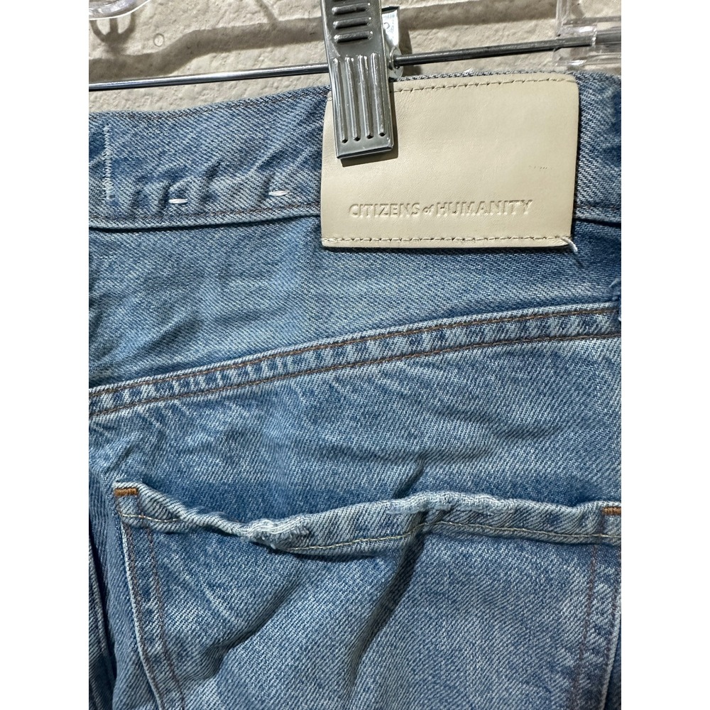 Citizens of Humanity Jeans Womens 27 Blue Cotton Wide Leg High Rise Denim Pants - Picture 3 of 8